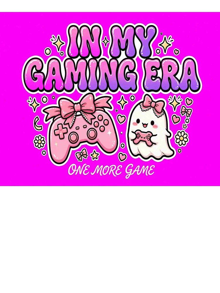In My Gaming Era Shirt - Retro Gamer Girl One More Game Funny by Petringo