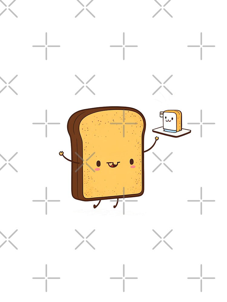 Toast cute chibi kawaii by ChibiInstant