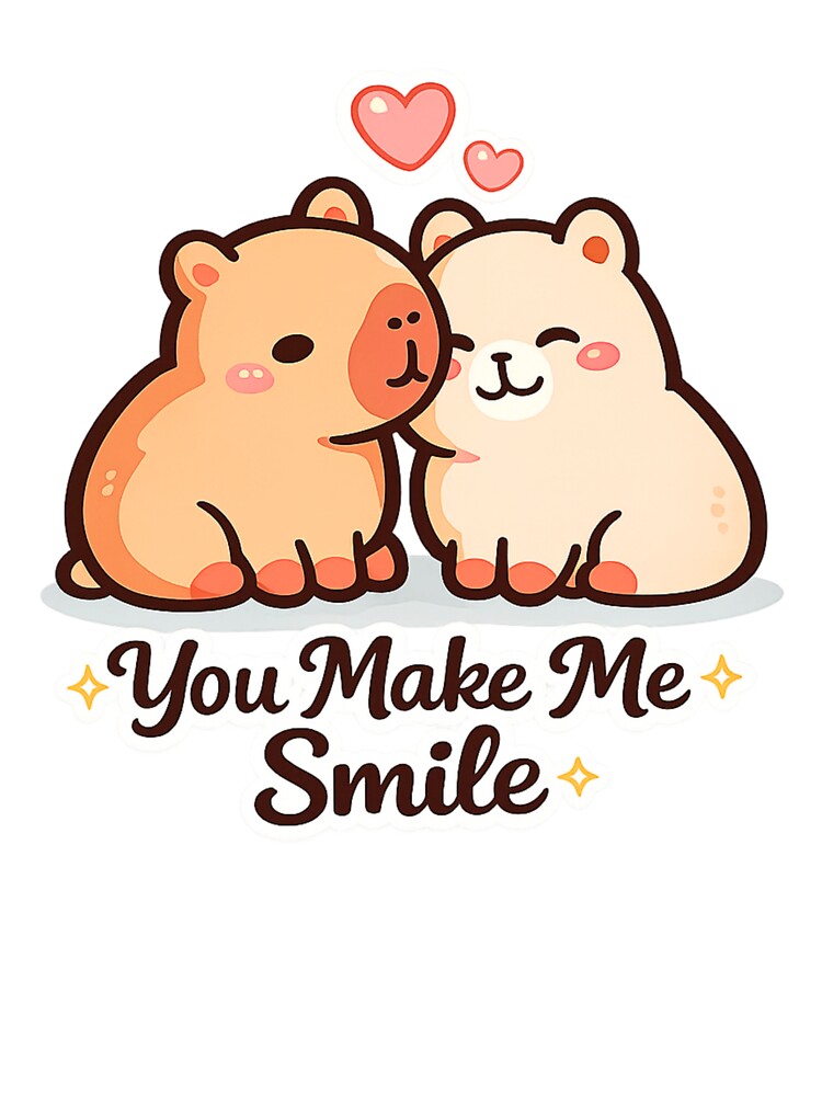 Sweet Capybara Love Design by StyleBloomes