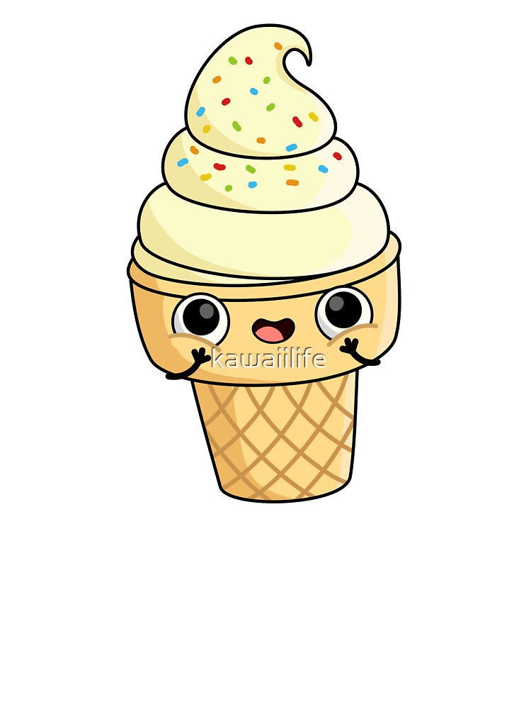 Kawaii Vanilla Ice Cream by kawaiilife