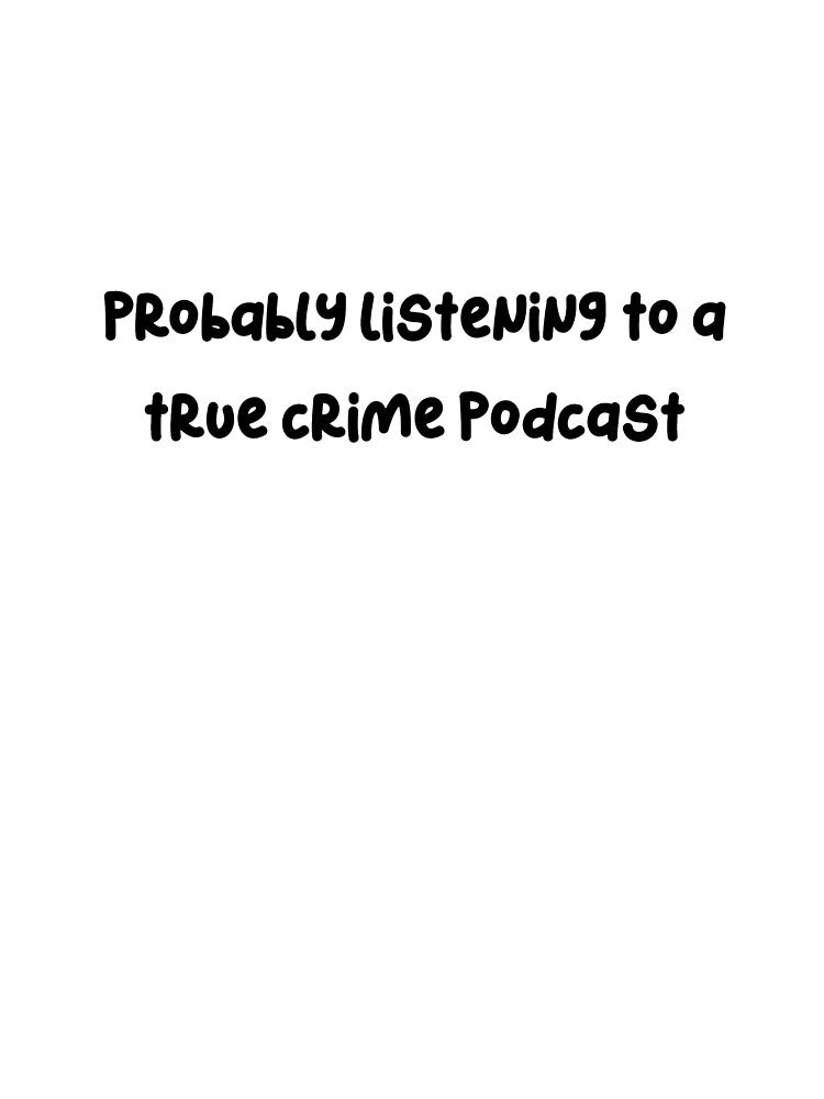 true crime podcast— true crime sticker by annagcrow
