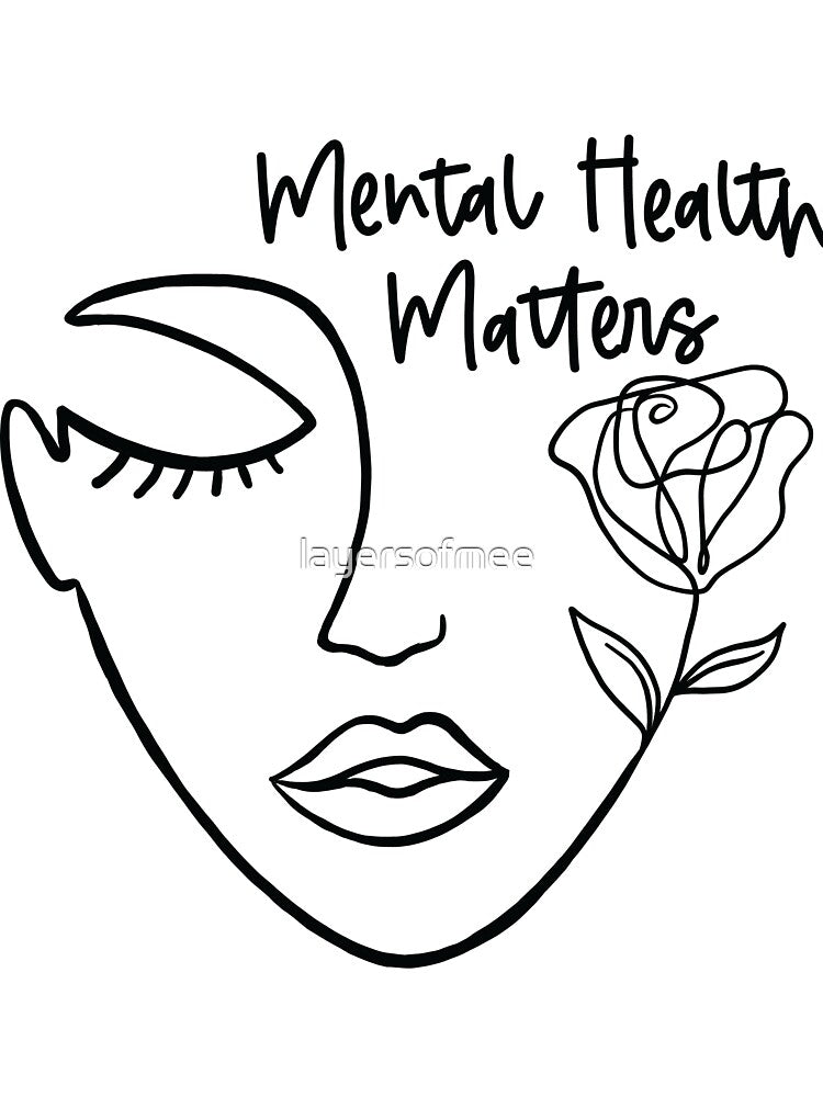 Mental Health Matters - Mental Health Awareness Tshirt by layersofmee