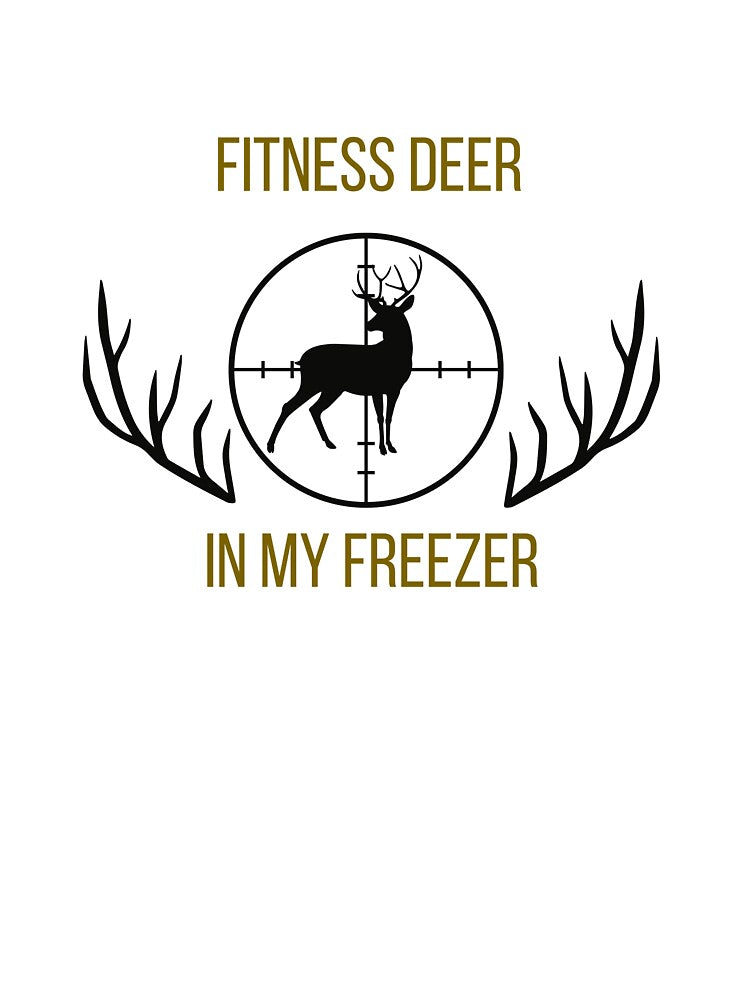 Fitness deer in my freezer by Chris-graphics-art