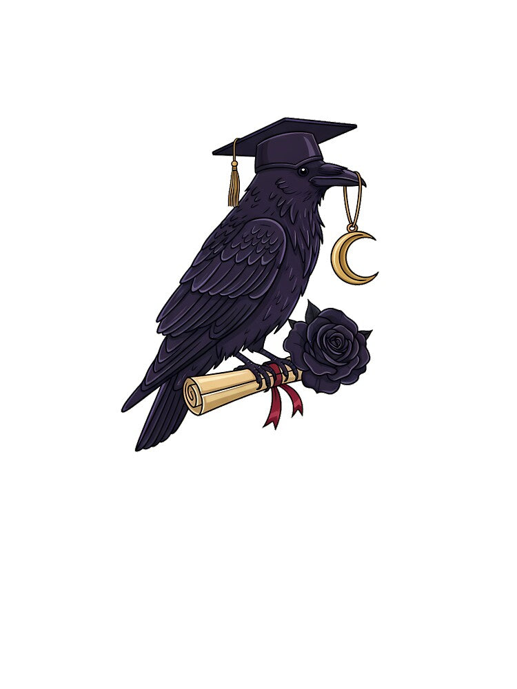Gothic Graduation Raven Gift by IllumeInk