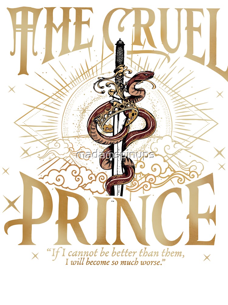 Elfhame T-shirt Cruel Prince Merch, Cardan Jude Duarte, Cruel Prince Stickers, Folk of Air Series, Holly Black, Bookworm Merch, Bookish Gift by madamspinups