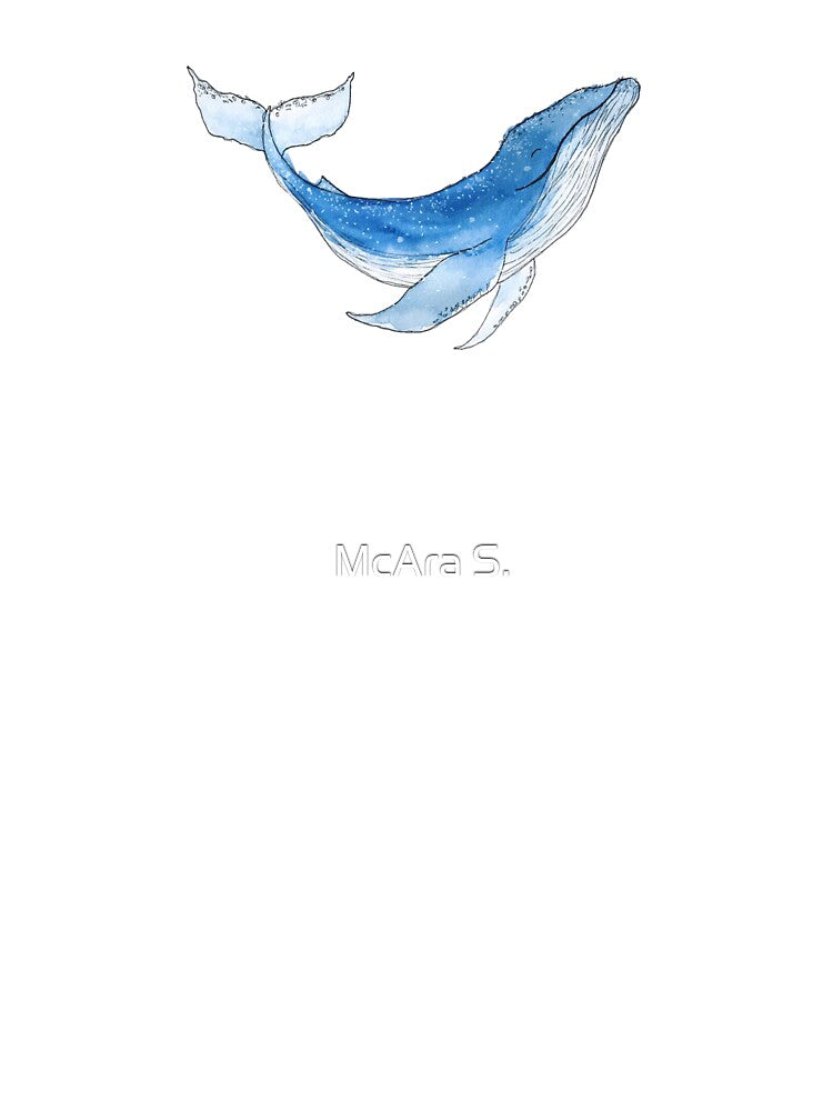Watercolor Whale by McAra S.