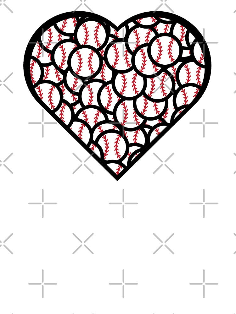 Baseball Heart Love Design by cmd-art