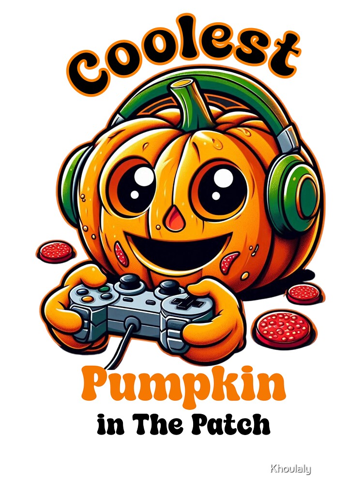 Groovy Coolest Pumpkin In The Patch Halloween For Boys Kids by Khoulaly    ⭐⭐⭐⭐⭐
