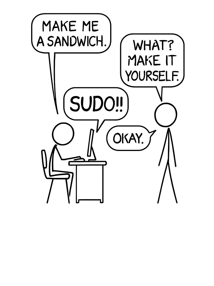 Sudo Sandwich — Funny Linux Comic Strip by Glam-Spot