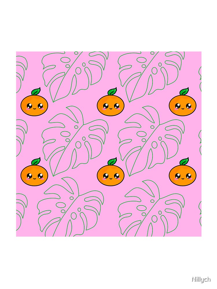 Kawaii Orange Design - Cute Food by Nillych