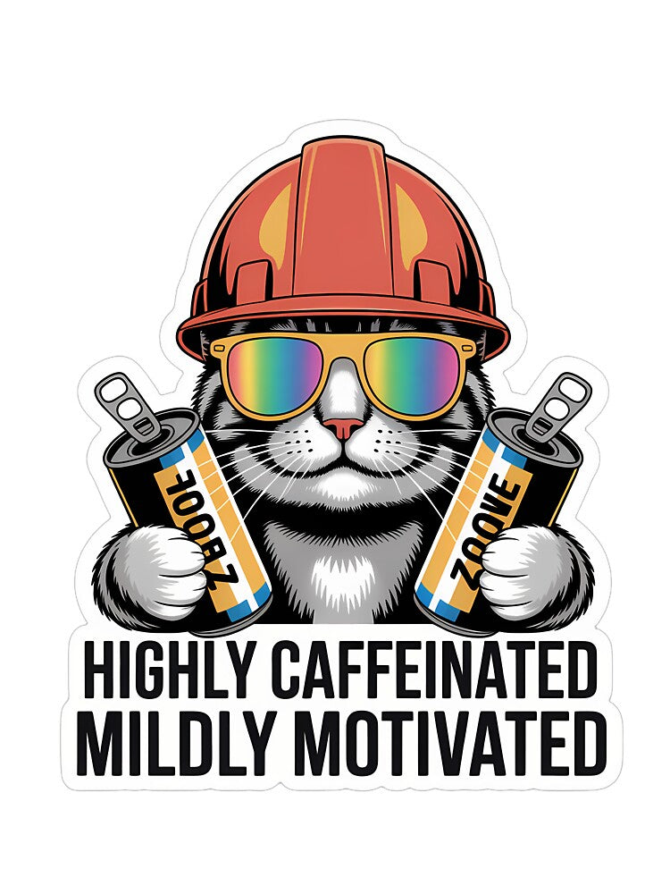 Caffeinated Cat Construction Crew by NiftyWrx