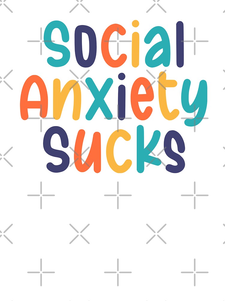 Social Anxiety Sucks by NerdCatShop