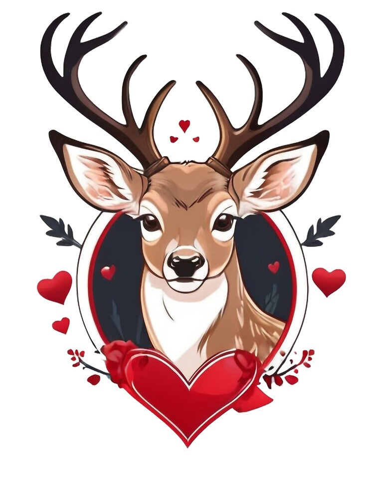 Valentine hunting deer cute by RaselStyleHub