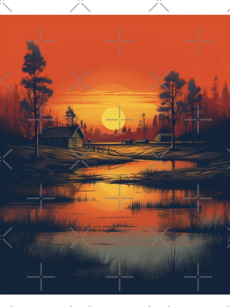 Sunset in the Countryside by GoodOldVintage