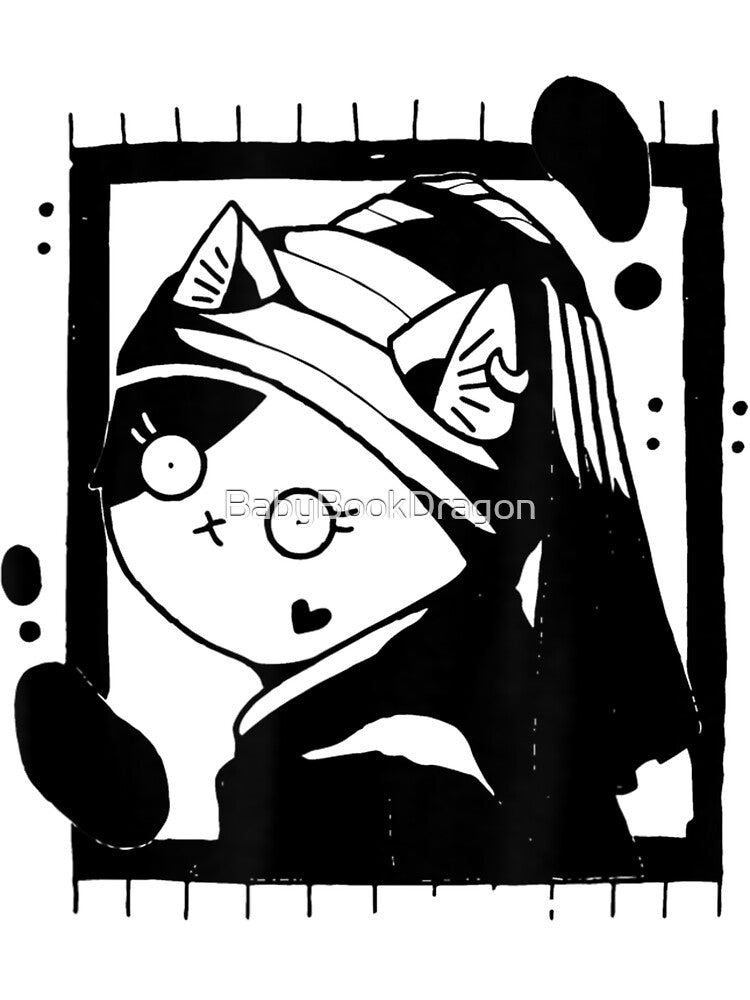 Crazy Cat Abstract Art Funny Gift Cat Lover by BabyBookDragon