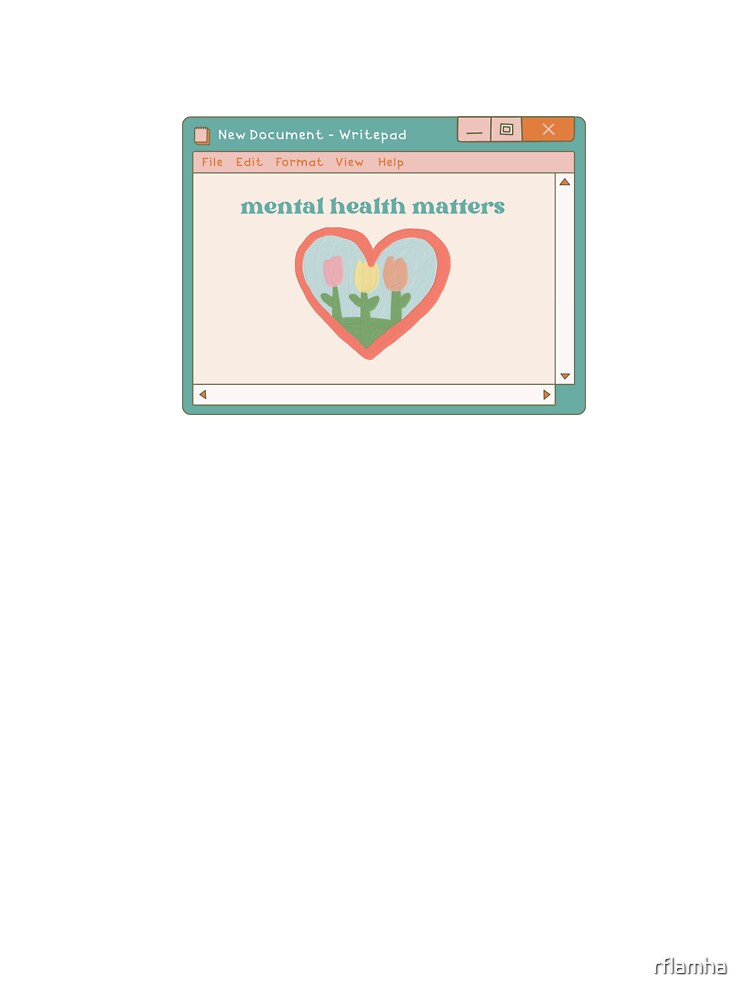 Mental health matters design by rflamha