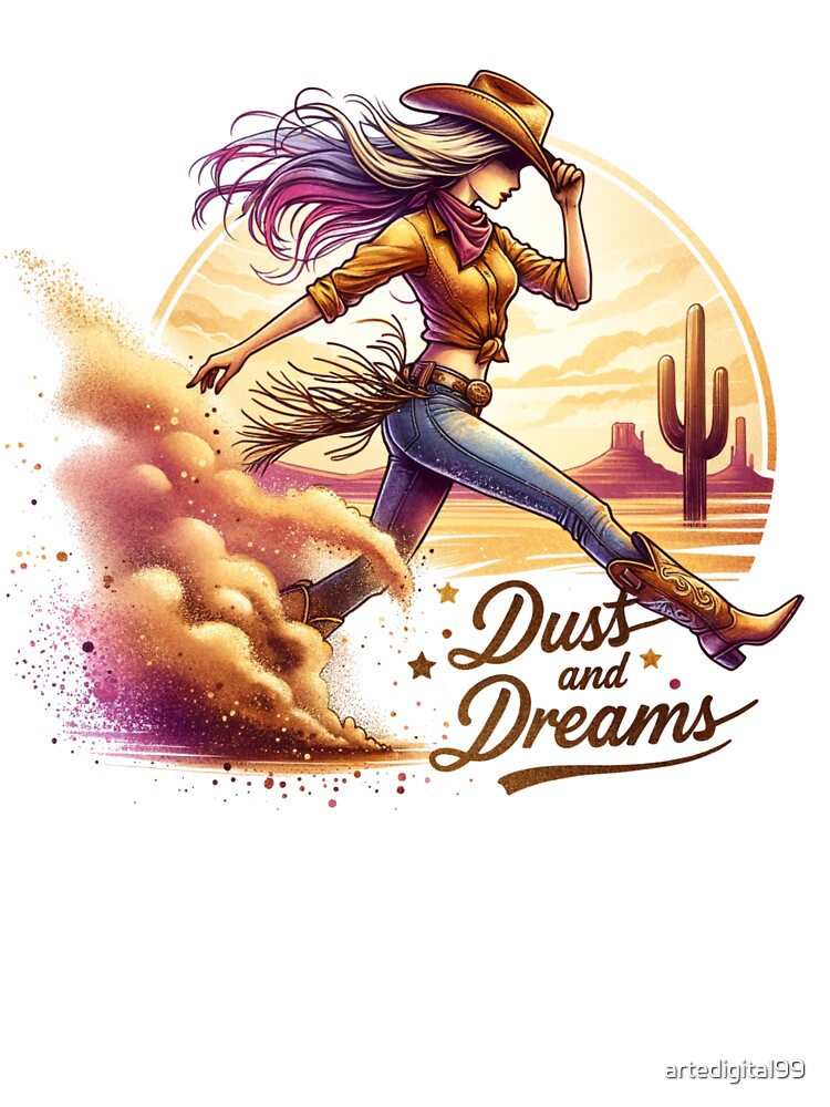 "Western Cowgirl & Horse Art - Stylish Designs for T-Shirts, Mugs, Stickers & More" by artedigital99