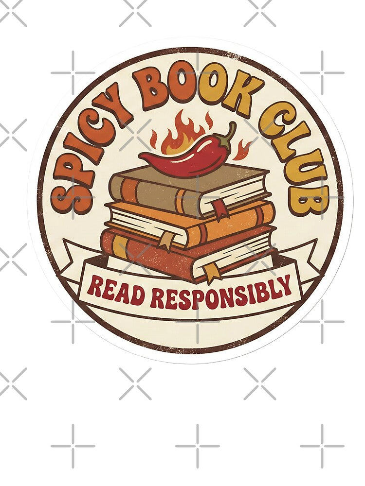 Retro Spicy Book Club Romance Reader Aesthetic by StickyGuys