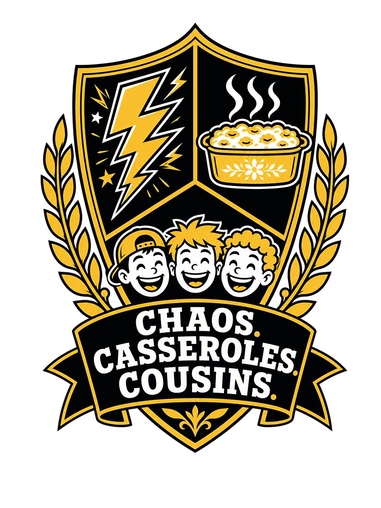 Gold Family Reunion Chaos Casseroles Cousins by VisualArtsOasis