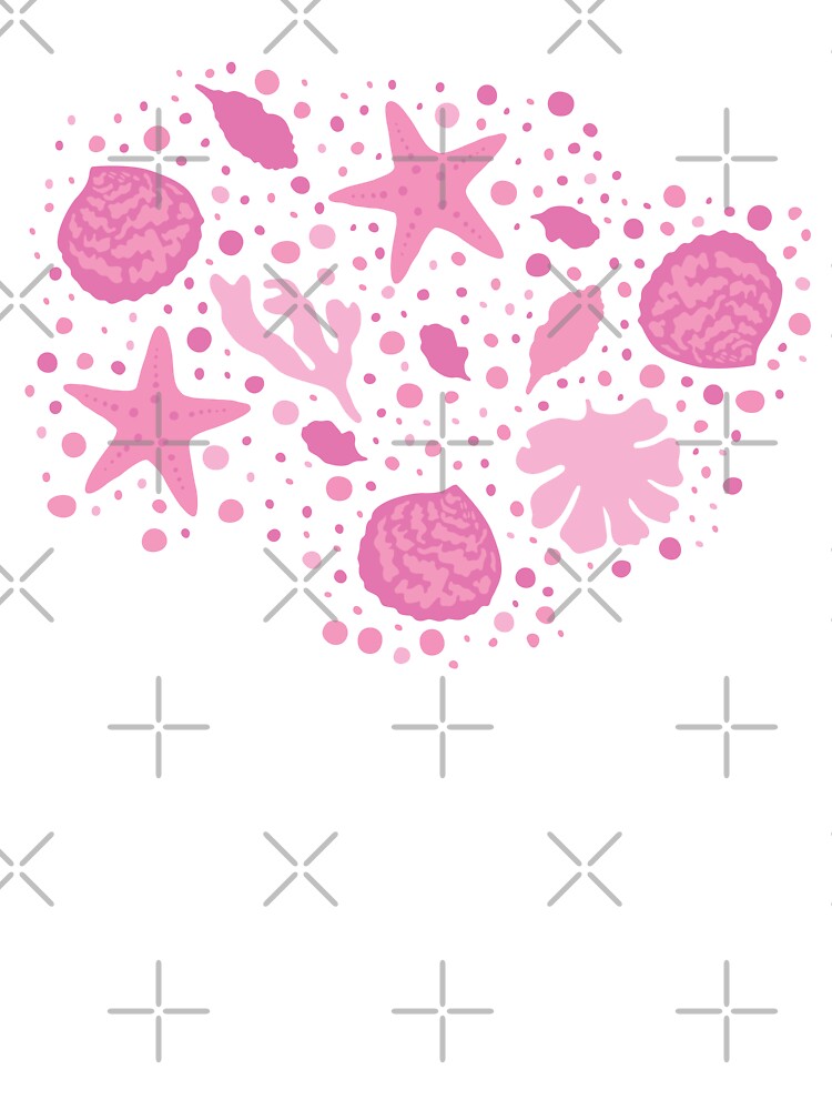 Ocean lover, nautilus, pink Aesthetic, sea coral, sealife, pink hues, baby pink, shells, pink shells by blomastudios