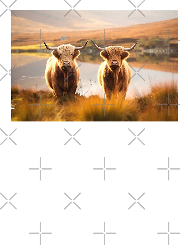 Highland Cows In The Field by TheAnimalZ00