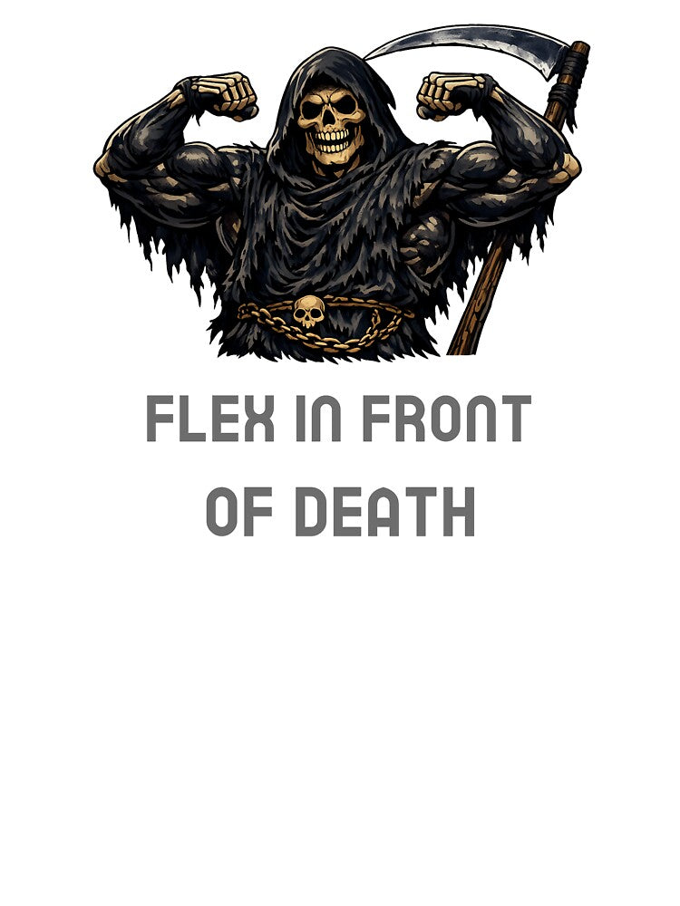 Flex In Front Of Death by spencestees