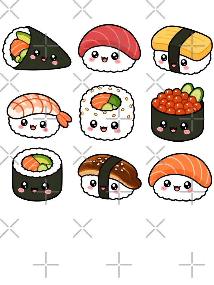 Kawaii Sushi Assortment by lotsofniches