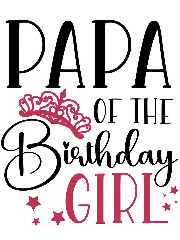 Family Matching Birthday Squad Papa of the Birthday Girl Birthday Squad Party Favors by mysticblvd
