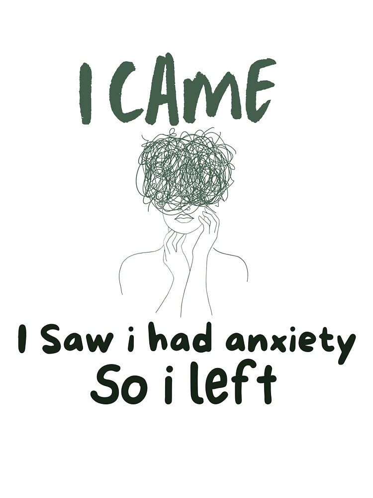 i came i saw i had anxiety so i left by ChromaHeaven