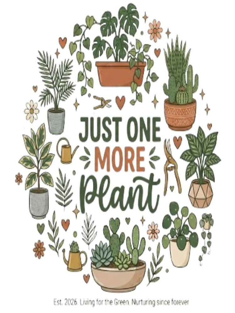Just One More Plant Funny Houseplant Lover Gardening Gift by ArtsyElegance4U ⭐⭐⭐⭐⭐