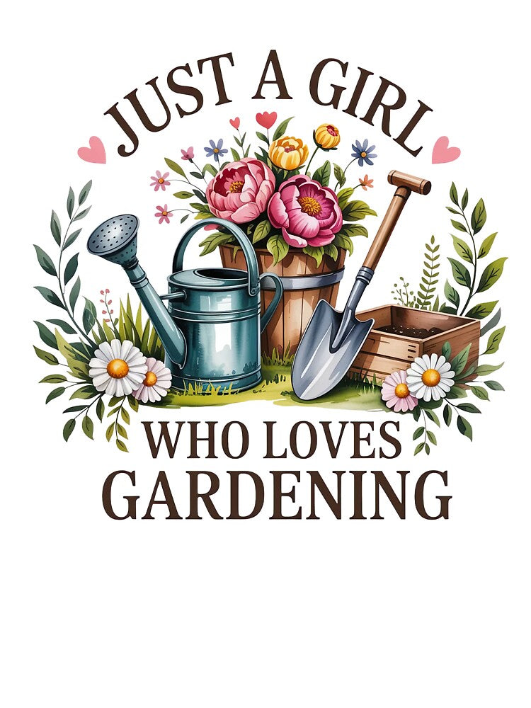 Just a Girl Who Loves Gardening by chicdeboutique Unisex