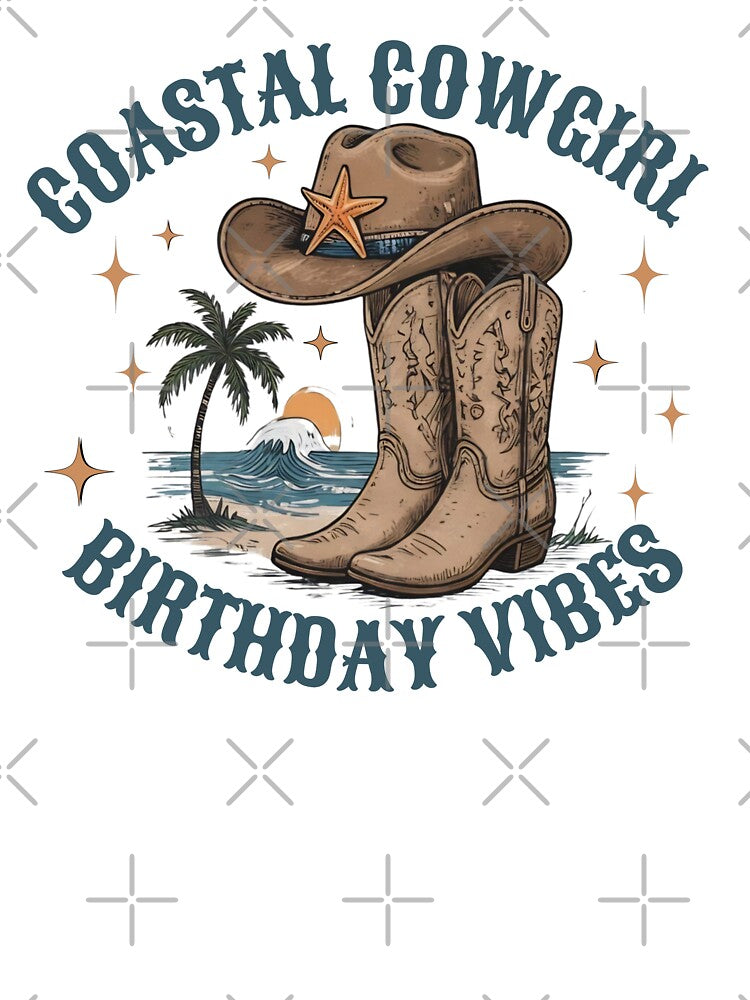 Coastal Cowgirl Western Beach Birthday Vibes by TheBeesForYou