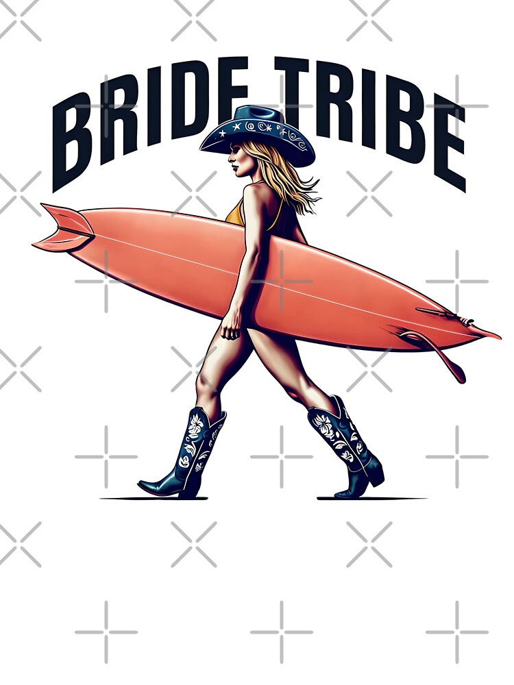 Sexy Cowgirl Surfer Bride Tribe by DesignStudio135