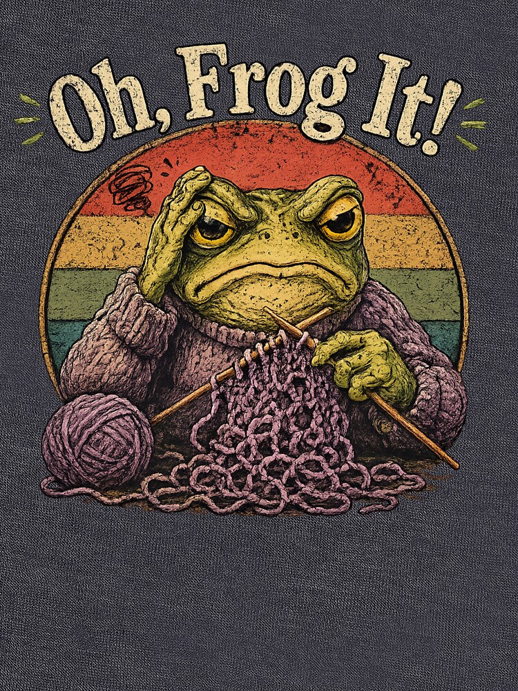 Knitting Oh, Frog It! by Patriot Cross