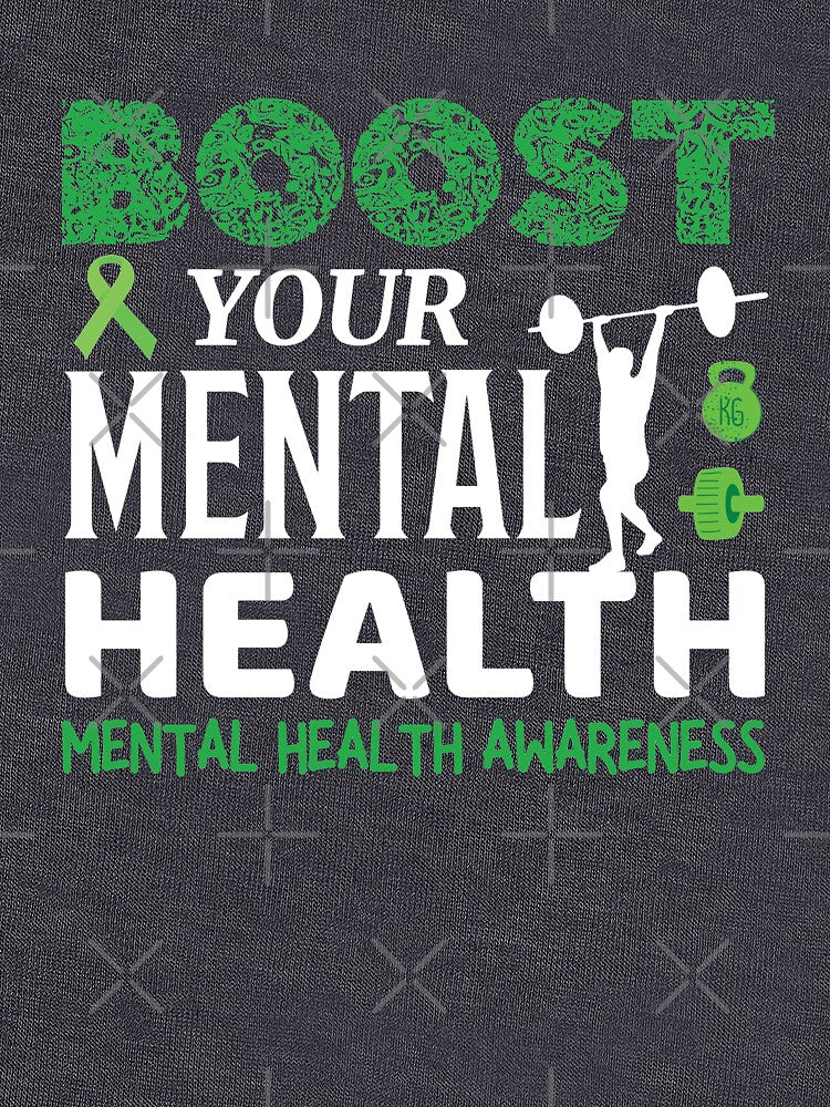 Mental Health Awareness - Boost Your Mental Health With Exercise by OwlCanvas