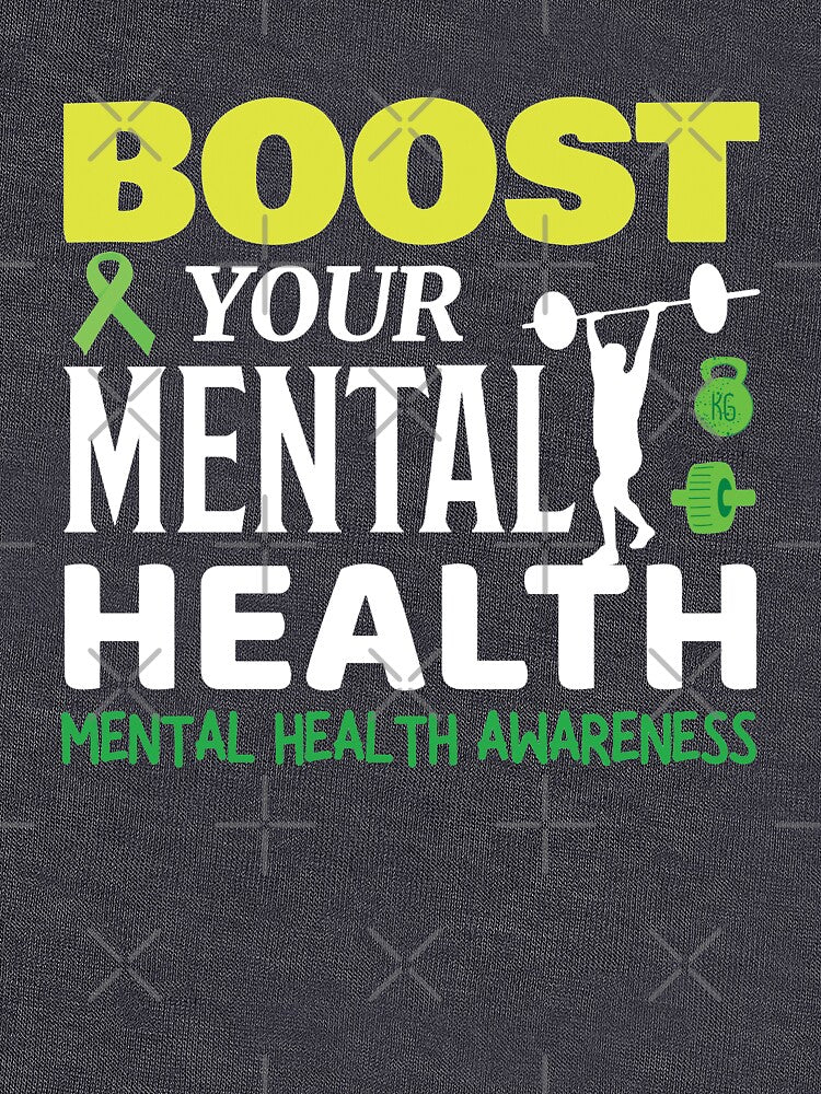 Mental Health Awareness - Boost Your Mental Health With Sweat by OwlCanvas