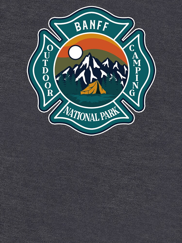 Banff National Park-Vintage by graphic-map