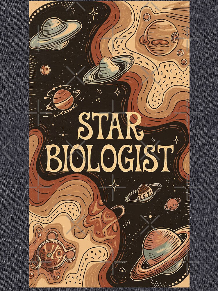 Star Biologist Vintage Astrology Nerd Gift Astrologist Art Gift by Back2Collage