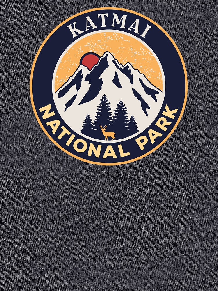 Katmai National Park-Vintage by graphic-map