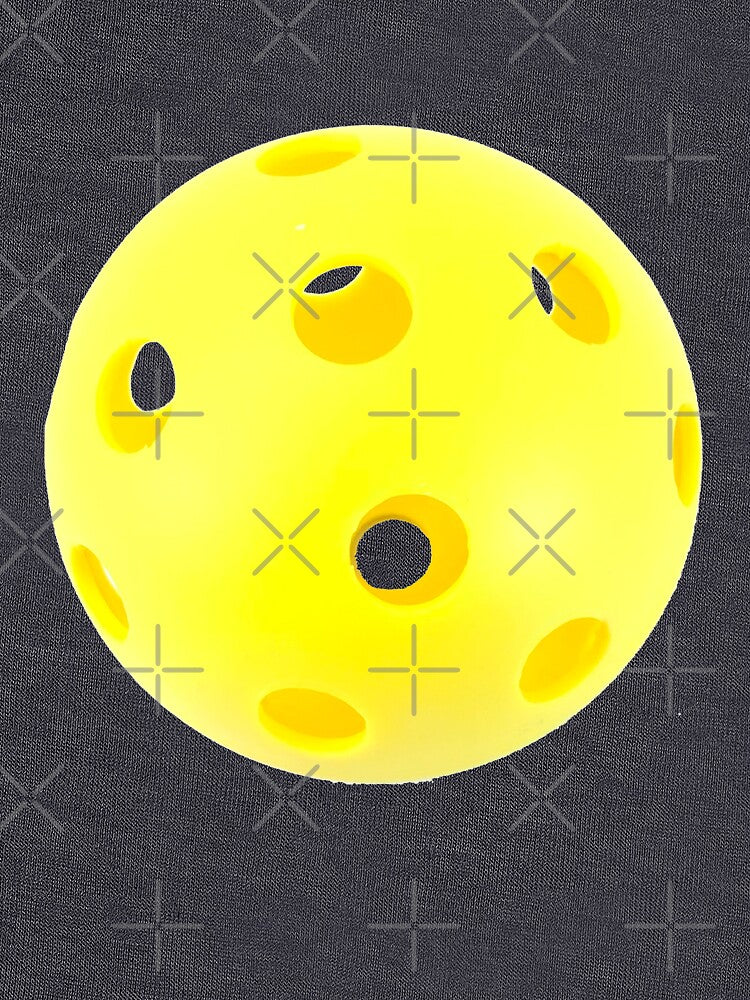 Big Yellow Pickleball ball by rbctees