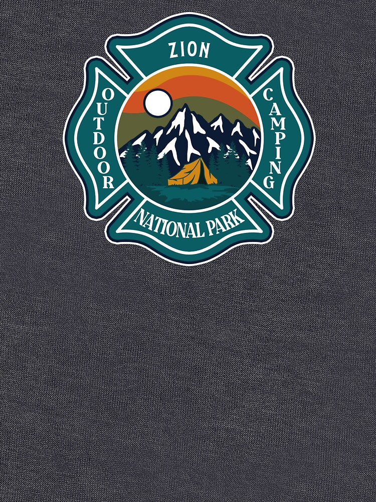 Zion National Park-Vintage by graphic-map