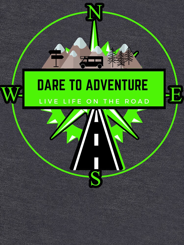 Dare to adventure compass design - Green by Coots89