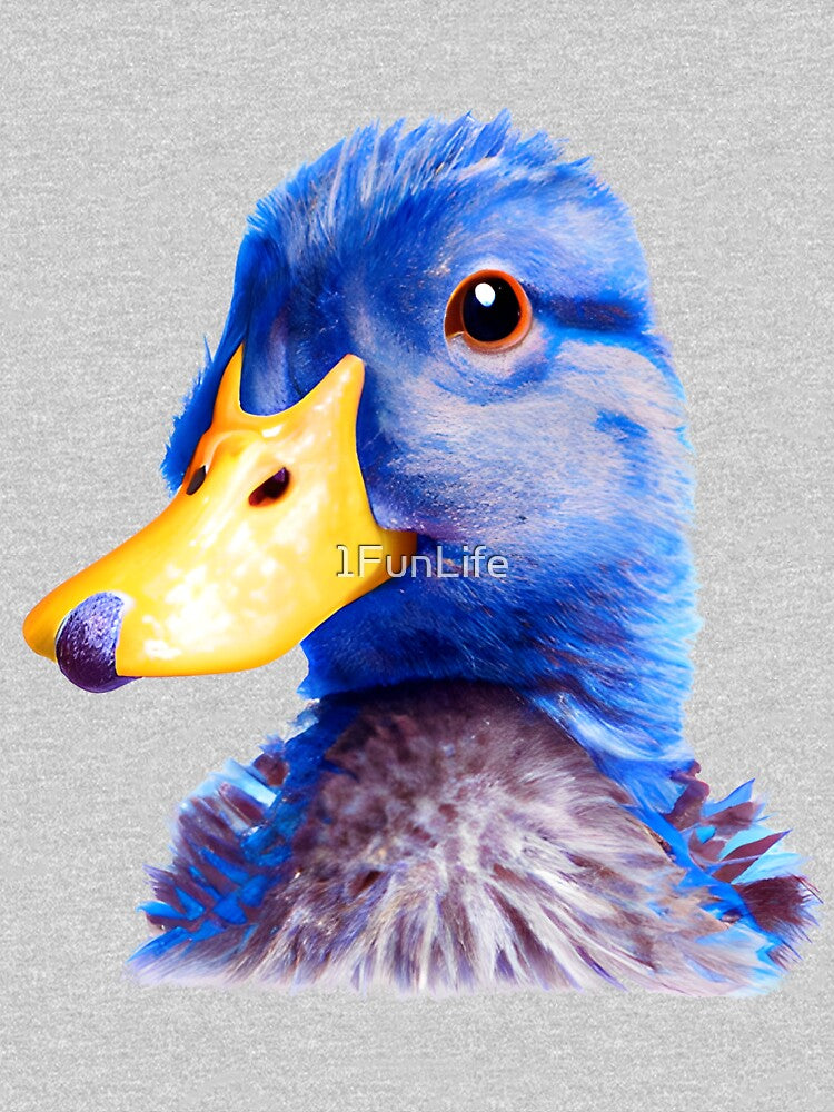 Blue Headed Duck, Gorgeous, Cute and Happy Duck, Quack, Quack by 1FunLife