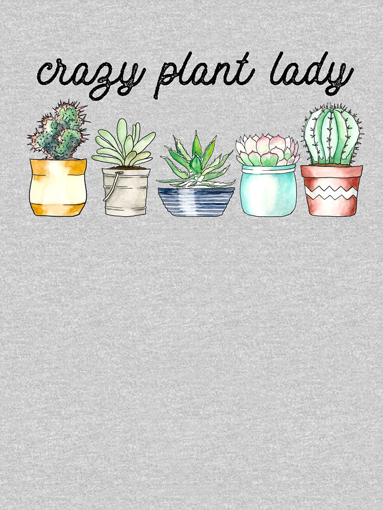 Crazy Plant Lady on mint by FerntasticArt