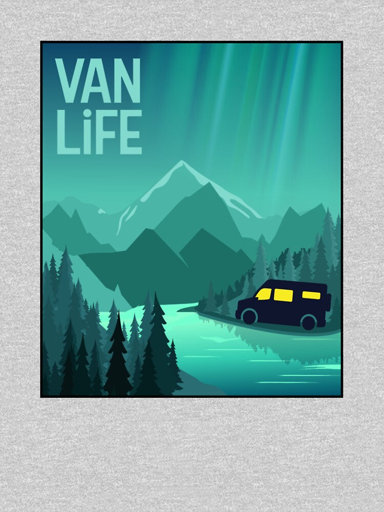 Van and the Northern Lights - Van Life by pixelinga