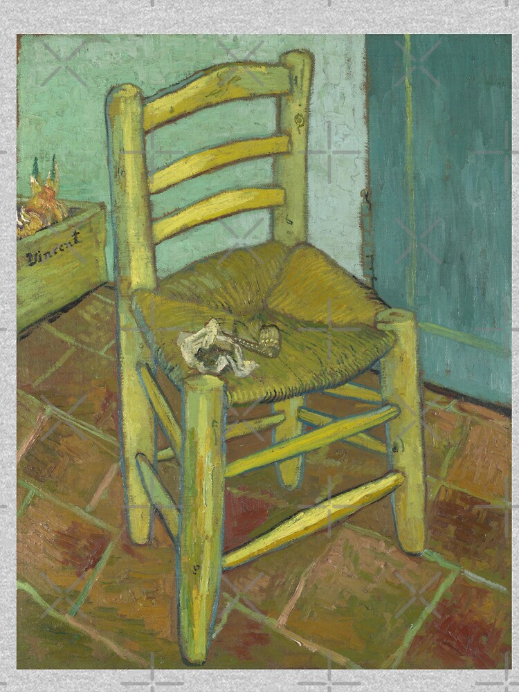 Van Gogh's Chair (1888) By Vincent van Gogh by knightsydesign