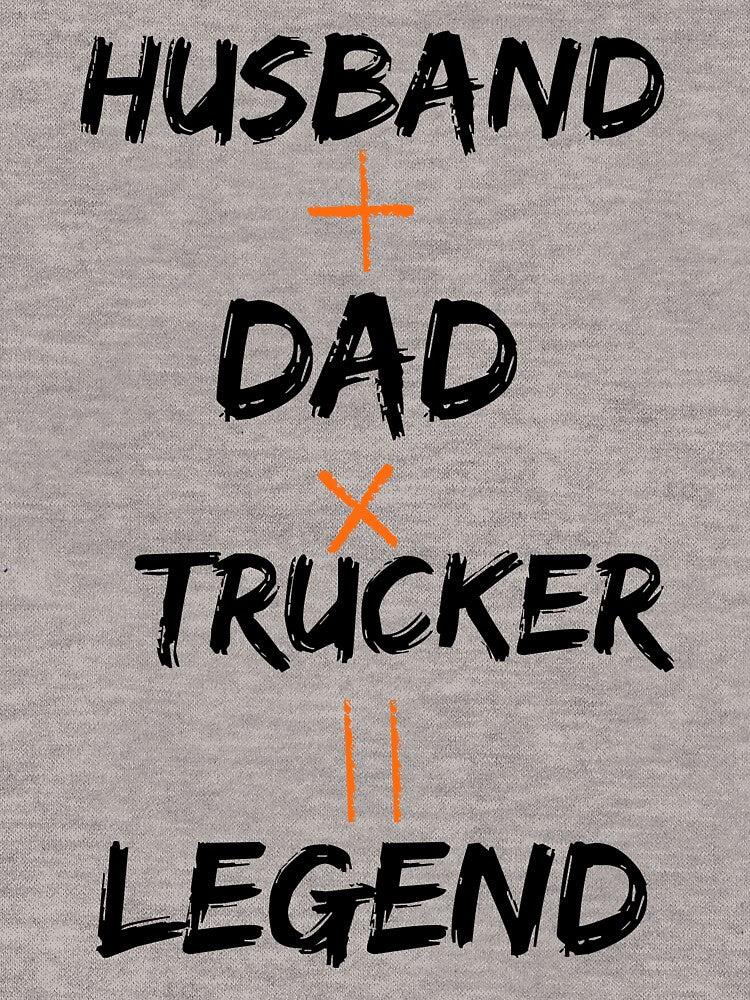 Husband Dad Trucker Legend by T- VIbes ⭐ ⭐ ⭐ ⭐ ⭐