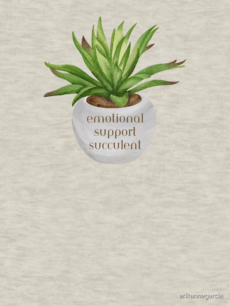 Emotional Support Succulent by erikannegarcia