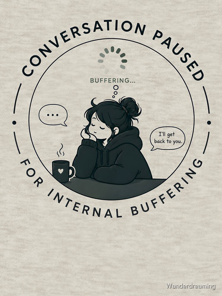 Introvert Anxiety - Conversation Paused by Wanderdreaming