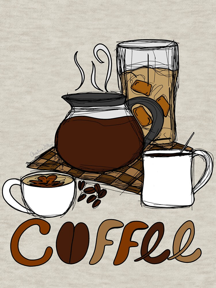 Coffee Lover by Tres Corda Designs